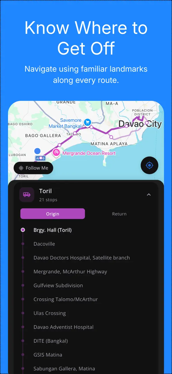 Davao Commuters: Pick up where you left off.